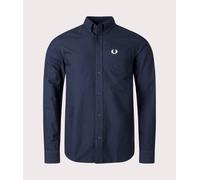 Fred Perry Mens Regular Fit Oxford Shirt - Colour: 608 Navy - Size: Large
