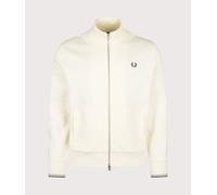 Fred Perry Mens Regular Fit Track Top - Colour: 560 Ecru - Size: Large