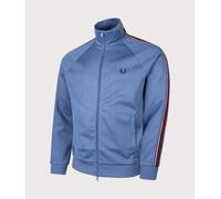 Fred Perry Mens Tramline Tape Track Jacket - Colour: 27A Ace Blue - Size: Medium