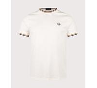 Twin Tipped T Shirt Ecru, Medium