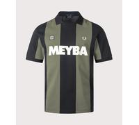 Meyba Cut And Sew Polo Shirt Black, XL