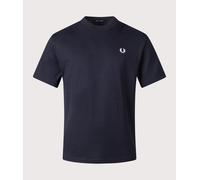 Fred Perry Mens Relaxed Fit T-Shirt - Colour: 608 Navy - Size: Small