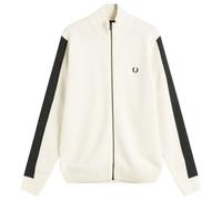 Fred Perry Men's Ribbed Zip Knit Cardigan Ecru