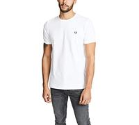 Fred Perry Mens Ringer T-Shirt - Colour: Core 100 White - Size: XXL