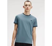 Fred Perry Mens T-Shirt in Blue Cotton - Size X-Large