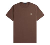 Fred Perry Mens T-Shirt - Maroon - XS - Maroon - 100% Cotton