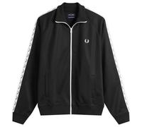 Fred Perry Men's Taped Track Jacket Black