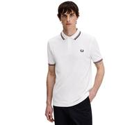 Fred Perry | Mens Tipped Polo Shirt - White / S