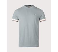 Fred Perry Mens Twin Tipped Cuff T-Shirt - Colour: Z20 Stockport Blue - Size: Medium