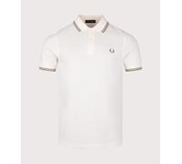 Short Sleeve Twin Tipped Polo Shirt Light Ecru Olive Mint, XXL