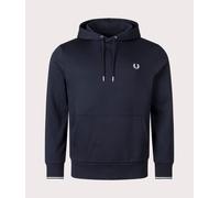 Fred Perry Mens Twin Tipped Hoodie - Colour: 248 Navy - Size: Medium Medium