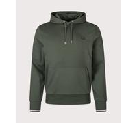Tipped Hooded Sweatshirt Court Green, Medium