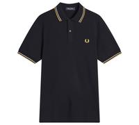 Fred Perry Men's Twin Tipped Polo Navy/Ecru/Honeycomb