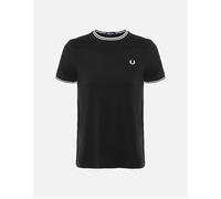 Fred Perry Mens Twin Tipped T-Shirt - Colour: Core 102 Black - Size: Large