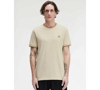 Fred Perry Twin Tipped T Shirt Z53 Beige size L