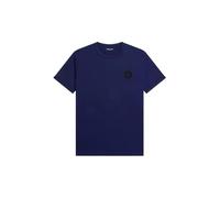 Fred Perry Mens Unisex Laurel Wreath Patch T Shirt M5679 100% Cotton in French Navy Size Medium
