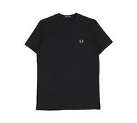 Fred Perry Mens Unisex Rave Graphic T Shirt M4734 100% Cotton Black Size Large