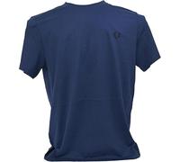 Fred Perry Mens Unisex SM6579 Flock Laurel Wreath Graphic T Shirt 100% Cotton in French Navy Blue Size Medium