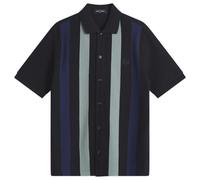 Fred Perry Men's Vertical Stripe Polo Shirt Black