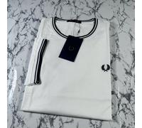 Fred Perry T-shirt White size L