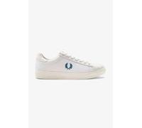 Fred Perry Mens Womens B7322 Spencer Mesh & Leather Tab Trainers Sneakers in Ecru Cream Size 9.5 UK 44 EU