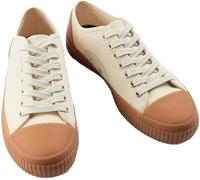 Fred Perry Mens Womens Unisex B4365 T93 Hughes Low Canvas Trainers Sneakers Plimsolls Light Ecru Size 12 EU 47