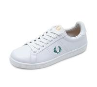 Fred Perry Mens Womens Unisex B5325 B721 Leather/Towelling Court Trainers White 6 UK 39 EU