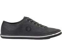 Fred Perry Mens Womens Unisex B7259 Kingston Twill Trainers Sneakers Plimsolls Gunmetal Grey - Size 5 UK 38 EU