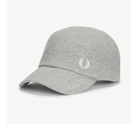 Fred Perry Mens Womens Unisex Classic Piqué Baseball Cap Hat - Steel Marl Grey HW1650 - One Size Adjustable