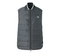 Fred Perry x Lavenham Quilted Blue Gilet Jacket