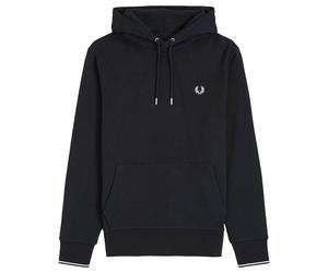 Fred Perry Overhead Hooded Sweatshirt - Navy - Medium