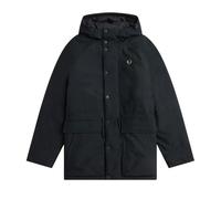 Fred Perry Padded Zip Through Black Jacket - L