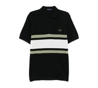 Fred Perry panelled polo shirt - Green S-M