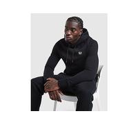 Fred Perry Pique Badge Hoodie - Black - Mens S