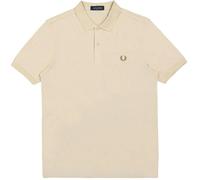Fred Perry Plain Oatmeal Polo Shirt - S