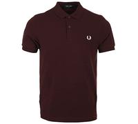 Fred Perry Plain Shirt, Polo, Oxblood Ecru, S