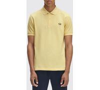 FRED PERRY Polo Shirt Men color Straw Yellow - Size: L - male