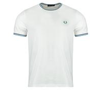 Fred Perry Polo shirt TWIN TIPPED T-SHIRT in White EU M