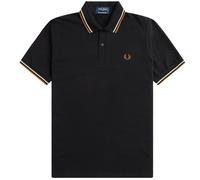 Fred Perry Reissues Fred Perry M12 Twin Tipped Polo Shirt - Black and