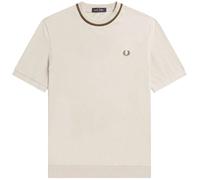 Fred Perry Reissues Fred Perry M7 Crew Neck Pique T-Shirt - Snow White