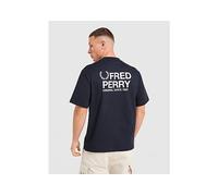 Fred Perry Relaxed Back Graphic T-Shirt - Blue - Mens XXL
