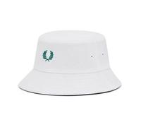 Fred Perry Reversible Piqué Bucket Hat Snow White/Navy