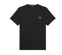 Fred Perry Ringer T-Shirt Black - M