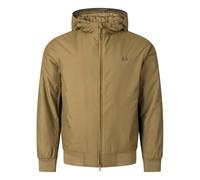 Fred Perry Shaded Stone Brown Padded Hooded Brentham Jacket - S