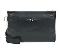 Fred Perry Shoulder Bag SMOOTH LEATHER SACOCHE in Black One size
