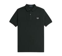 Fred Perry Slim Fit Plain Polo Night Green & Snow White