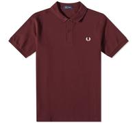 Fred Perry Slim Fit Plain Polo Uniform Oxblood-L