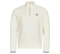Fred Perry Sweatshirt HALF ZIP SWEATSHIRT in Beige EU M