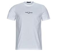 Fred Perry - Authentic Small Embroidered Logo Tee White M