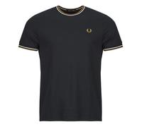 Fred Perry T shirt TWIN TIPPED T-SHIRT in Black EU S